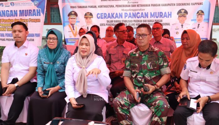 Gerakan Pangan Murah Serentak Sulsel Digelar, Sidrap Hadirkan Bahan Pokok Terjangkau