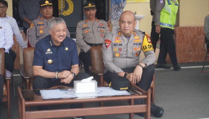 Bupati Pinrang hadiri upacara operasi ketupat di Mako polres Pinrang