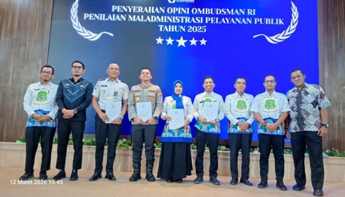 Pemkab Sidrap Raih Predikat Kepatuhan Tinggi Standar Pelayanan Publik dari Ombudsman RI