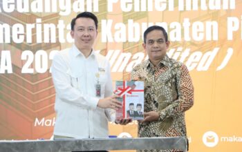 Wakil Bupati Pinrang serahkan langsung laporan LKPD tahun 2025 kepada BPK RI perwakilan provinsi Sulsel