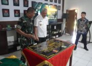 Panglima komando Daerah Militer XIV/hasanuddin berkunjung ke markas batalyon infanteri 721/Makkasau dan kodim 1404 Pinrang di sambut oleh bupati pinrang