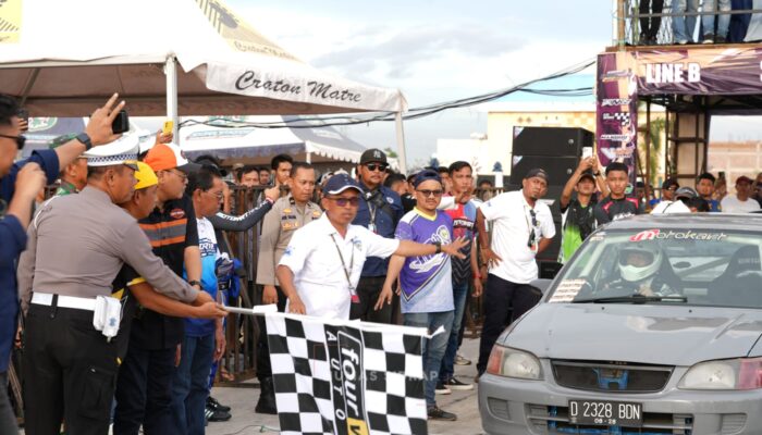 Sidrap Magnet Otomotif, 1.139 Peserta Padati Kejurprov Drag Race Bupati Cup