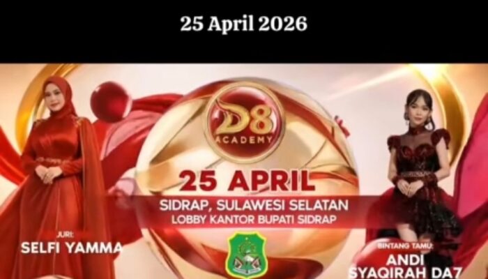 Sidrap Jadi Tuan Rumah Audisi DA8 Indosiar, Digelar 25 April 2026