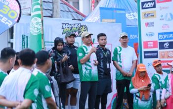 Ribuan masyarakat antusias ikuti kegiatan Mapusa Run yang dilepas oleh wakil bupati pinrang
