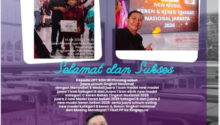 161 Go International Setelah Juarai ajang Bergengsi di Tingkat Nasional 2026