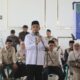 Sebanyak 387 jamaah haji asal kabupaten Pinrang resmi dilepas oleh wakil bupati Pinrang di Aula masjid Agung Al-Munawwir
