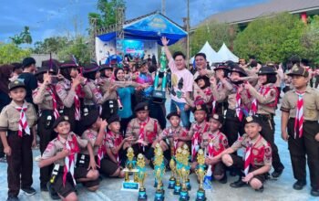 Wow..UPT SDN 161 kabupaten Pinrang pertahankan juara di ajang Pramuka Scout festival creative 2026 Se ajatappareng