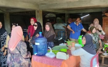 Nampak suasana kekeluargaan pada arisan Garda Perisai Lasinrang