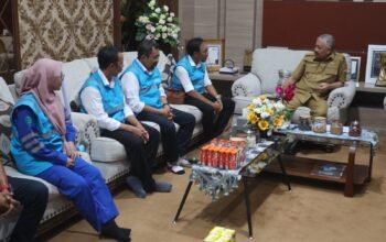 Bupati Pinrang terima audiensi pihak PT.PLN PLTD Suppa dan KPPN Parepare yang membawahi wilayah pinrang