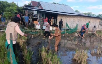 Bhabinkamtibmas Desa Bunga Hadiri Tradisi Mapalili, Wujud Kedekatan Polri dengan Masyarakat
