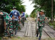 Jembatan Merah Putih Hadir di Kanie, Kodim 1420 Sidrap Buka Akses Baru dan Harapan Ekonomi Warga