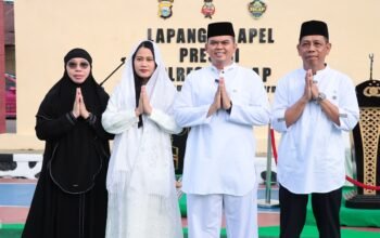 Rayakan Idul Adha 1447H di Mapolres, Kapolres Sidrap Ajak Jamaah Memaknai Hakikat Berkurban