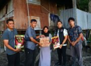 Polisi Peduli, Sat. Narkoba Polres Sidrap Serahkan Bantuan Kepada Warga