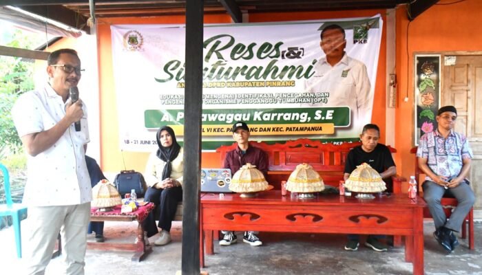 Legislator PKB Andi Pallawagau Kerrang.SE gelar Reses di kecamatan paleteang
