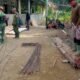 Percepat Pembangunan, Personel Kodim 1420/Sidrap Kerjakan Rangka Abutment dan Mal Jembatan