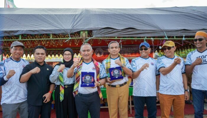 wakil Bupati Pinrang sambut walikota Tarakan pada HUT Batulappa dengan agenda Nasional anak Rantau batulappa