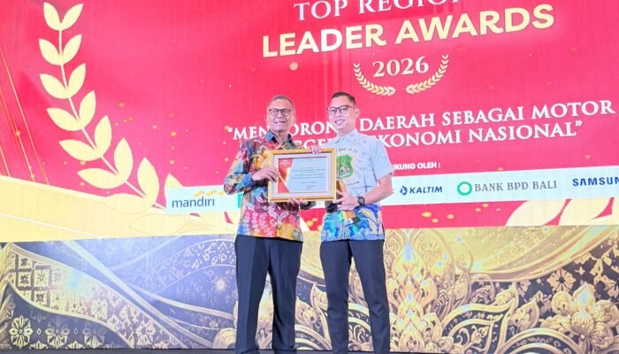 Bupati Syaharuddin Alrif Raih Disway Top Regional Leader Awards 2026 atas Kinerja Ketahanan Pangan