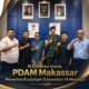 PLT Dirut PDAM Makassar Terima Kunjungan Danyonkav-10 Mendagiri, Bahas Peningkatan Layanan Air Bersih Asrama