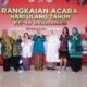 Ketua Dewan Dekranasda kabupaten Pinrang menghadiri puncak hari ulang tahun Dekranasda yang di gelar di Makassar