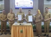 Perkuat ketahan pangan dan jaga ekonomi masyarakat ,Pemkab Pinrang dan Pemkab Majene tandatangan MoU