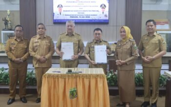 Perkuat ketahan pangan dan jaga ekonomi masyarakat ,Pemkab Pinrang dan Pemkab Majene tandatangan MoU