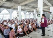 Kasat Narkoba polres Pinrang beri edukasi bahaya narkoba kepada 400 peserta didik baru di SMA 1 Pinrang