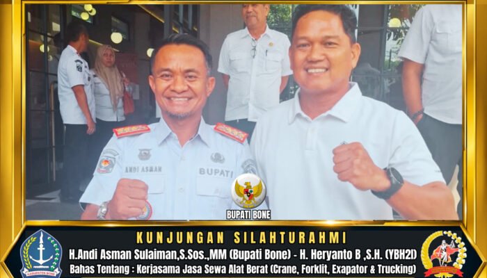 Bupati Bone Buka Peluang Kerja Sama dengan Pengusaha Alat Berat, Gandeng YBH2I Dukung Percepatan Pembangunan Daerah