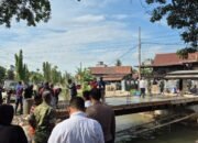 Masyarakat Kelurahan Benteng Sawitto Kecamatan paleteang kabupaten Pinrang atas pembangunan jembatan merah putih