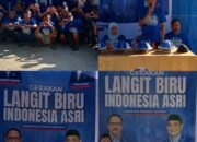 DPC Partai Demokrat kabupaten Pinrang mengelar kegiatan Langit Biru Indonesia Asri dalam HUT partai Demokrat Ke 25 tahun