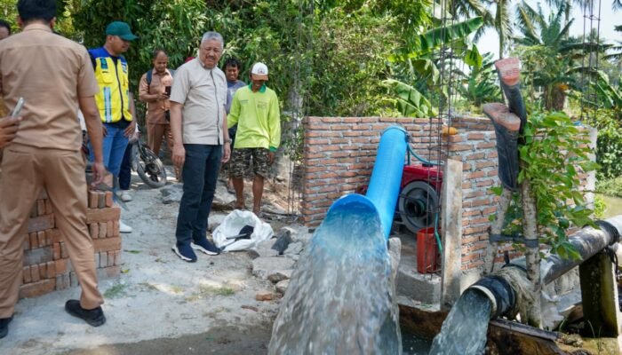 Pemkab Pinrang komitmen jaga produktivitas pertanian di tengah musim kemarau dengan mengoptimalkan program Irigasi perpompaan (Irpom)