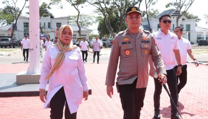 Awali Tugas Di Polres Sidrap AKBP Indra Waspada Sambangi Wakil Bupati