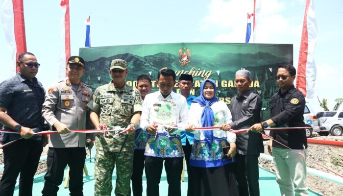 Hadiri Peresmian Jembatan Garuda Merah – Putih, Indra Waspada Puji Sinergi TNI POLRI