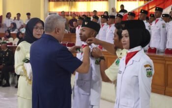 Bupati Pinrang kukuhkan Paskibraka tingkat kabupaten Pinrang