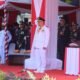 Peringatan HUT RI ke 81 Bupati Pinrang bertindak selaku Inspektur Upacara yang di berlangsung dihalaman kantor Bupati pinrang