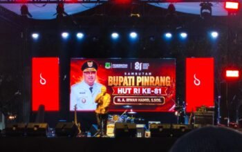Malam Resepsi kenegaraan pada puncak HUT RI ke 81 yang di gelar di Lasinrang Park