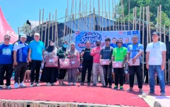 Sambut HUT Partai Demokrat Ke 25 tahun ,semangat Gotong menyala di desa pananrang