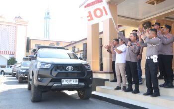 Kapolres Sidrap Lepas Offroader Bhayangkara Merdeka, Tekankan Keselamatan dan Kekompakan