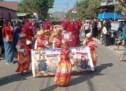 TK Lestari Nomor Urut 06 Semarakkan Pawai Kemerdekaan HUT RI ke-81 dengan Nuansa Budaya adat khas Sulawesi Selatan