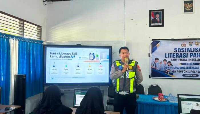 Polres Sidrap Edukasi “AI” Bagi Pelajar, ini Tujuannya