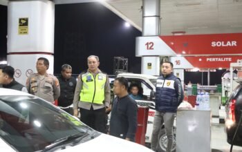 Cek SPBU, Kapolres Sidrap: Tetap Tenang, Tidak Usah Panic Buying
