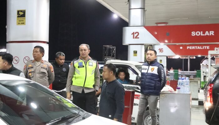 Cek SPBU, Kapolres Sidrap: Tetap Tenang, Tidak Usah Panic Buying