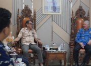 Bupati Pinrang terima audiensi Ombudsman perwakilan Sulawesi selatan di rujab bupati pinrang