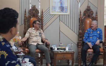 Bupati Pinrang terima audiensi Ombudsman perwakilan Sulawesi selatan di rujab bupati pinrang