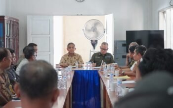 Hadapi cuaca ekstrim ,wakili pimpin rapat koordinasi yang diikuti seluruh camat se kabupaten Pinrang