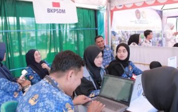 Tak Hanya Layani Masyarakat, Melalui BKPSDM, ASN Mendapat Layanan Kepegawaian di Jambore Pelayanan Publik