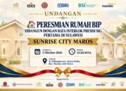 Rumah BIP Sunrise City Maros Akan Diresmikan, Pionir Penggunaan Bata Interlok Presisi SIG di Sulawesi