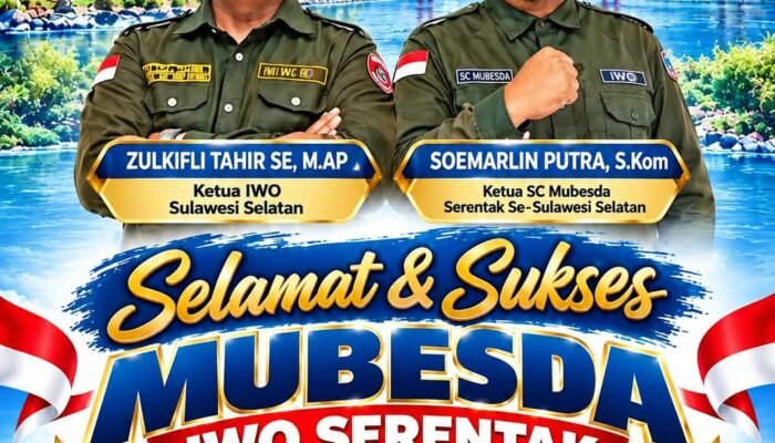 Jadwal Mubesda IWO Serentak Se-Sulsel Resmi Ditetapkan 13 Oktober 2026 di Hotel Ayu Wajo