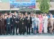 Bupati Pinrang hadir pada peringatan HUT TNI ke-81 yang di gelar dihalaman kodim 1404/pinrang