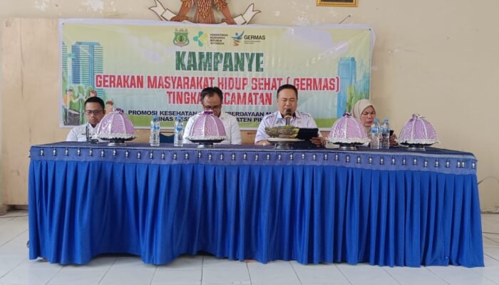 Dinas kesehatan kabupaten Pinrang galangkan kampanye gerakan GERMAS di 12 kecamatan