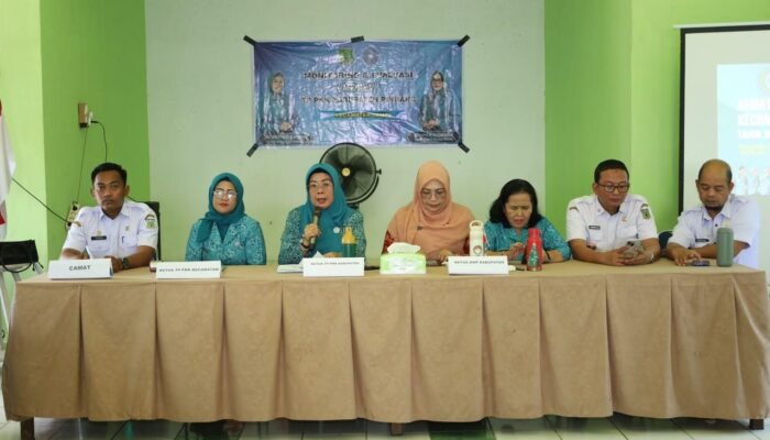 Monev TP PKK kabupaten Pinrang di kecamatan Cempa ,antusias di hadiri para kader PKK